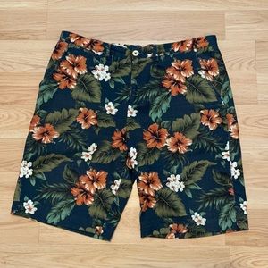 Jachs Floral Khaki shorts 36W